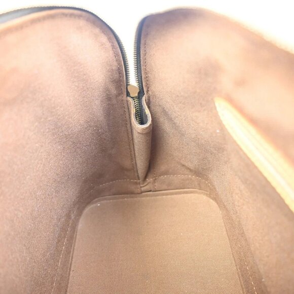 LOUIS VUITTON LV Logo Alma Hand Bag Monogram Leather Brown France M51130 85EF171 - Picture 8 of 16